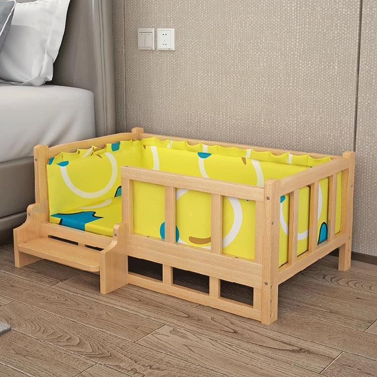 Bed Summer Wooden Pet Dog Bed
