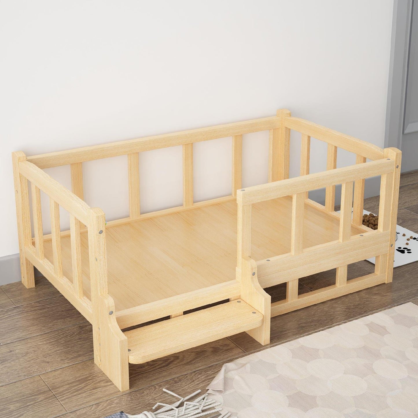 Bed Summer Wooden Pet Dog Bed
