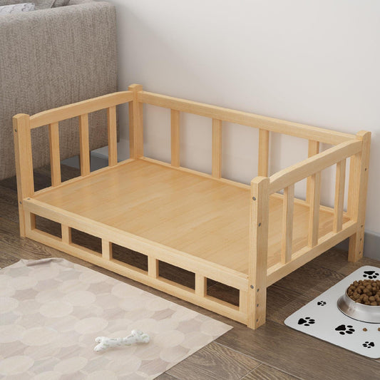 Bed Summer Wooden Pet Dog Bed